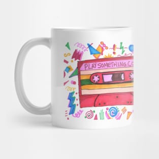 Retro Marker Art Mixtape Slogan Design Mug